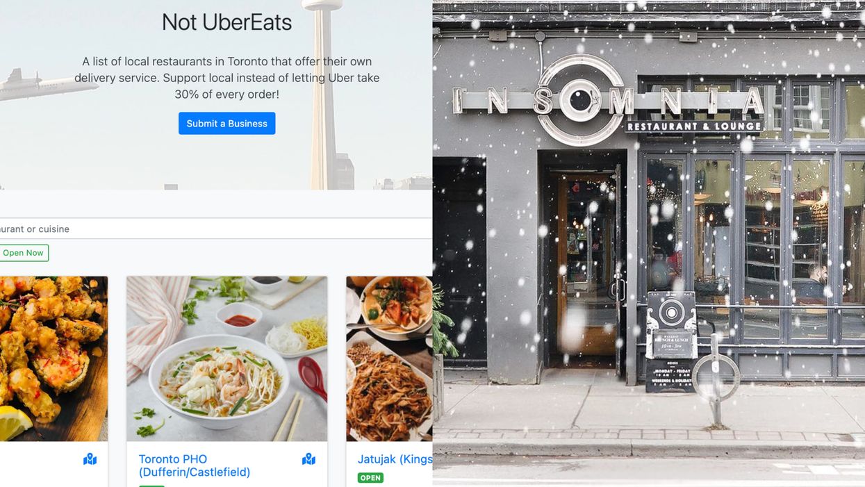 Not-UberEats.com Saves Local Toronto Restaurants From Paying High Delivery Fees To Apps