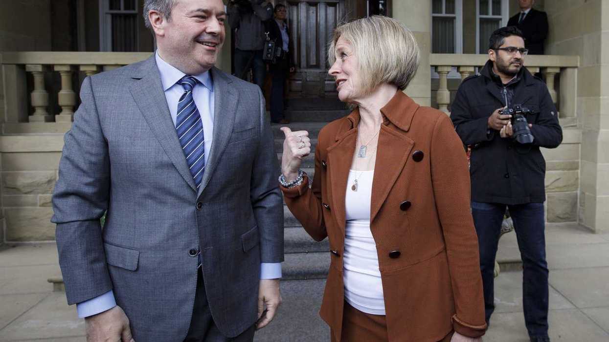 Notley, Kenney join forces in federalist campaign