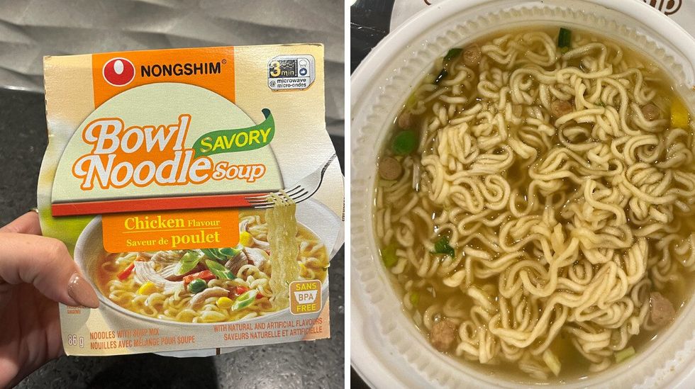 Nouilles ramen de la marque Nongshim : Bowl Noodle Soup.