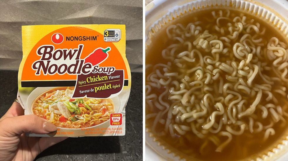 Nouilles ramen de la marque Nongshim : Bowl Noodle Soup.