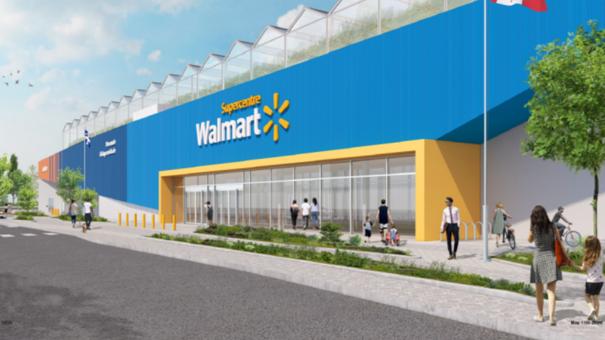 Nouveau Walmart écologique à Montréal.