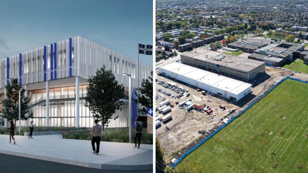 Nouvelle école secondaire à Laval.