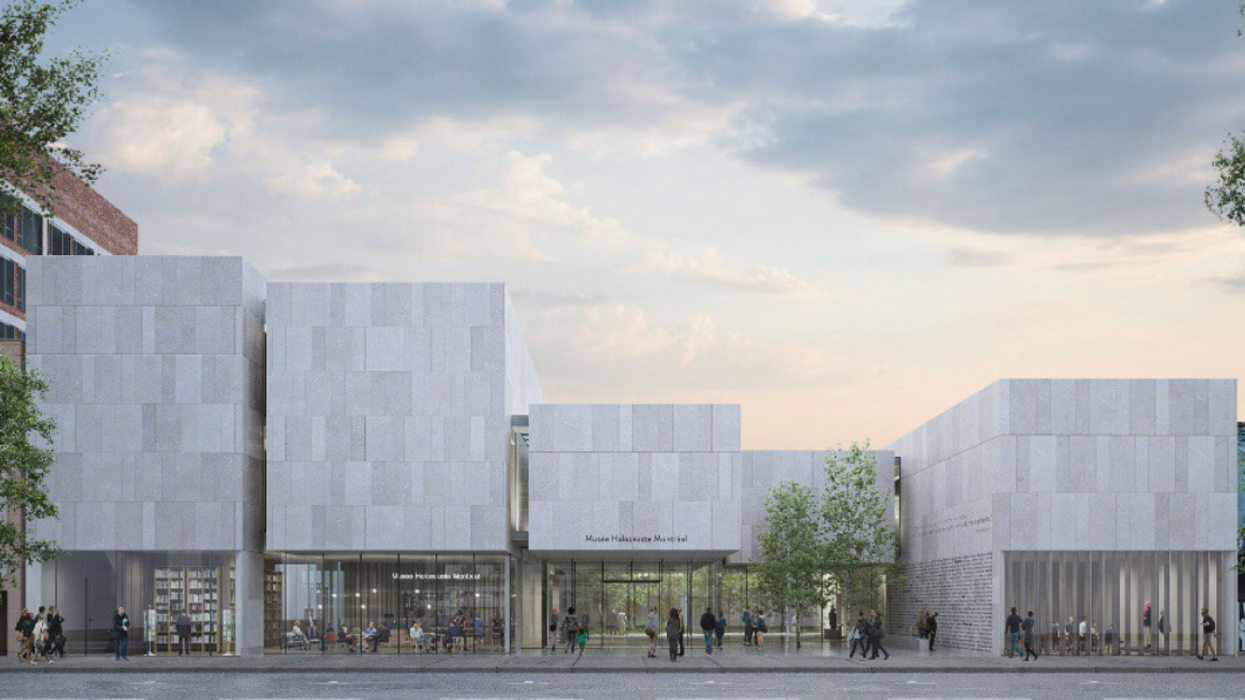 Nouvelle façade du Musée de l'Holocauste de Montréal.