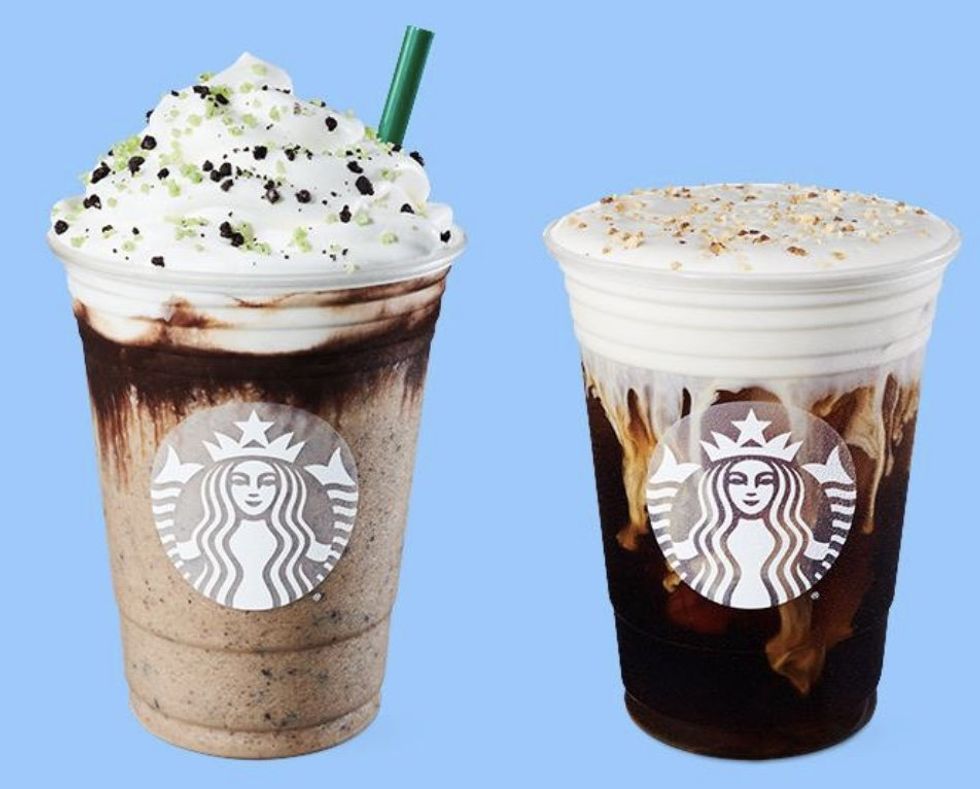 Nouvelles boissons Starbucks.