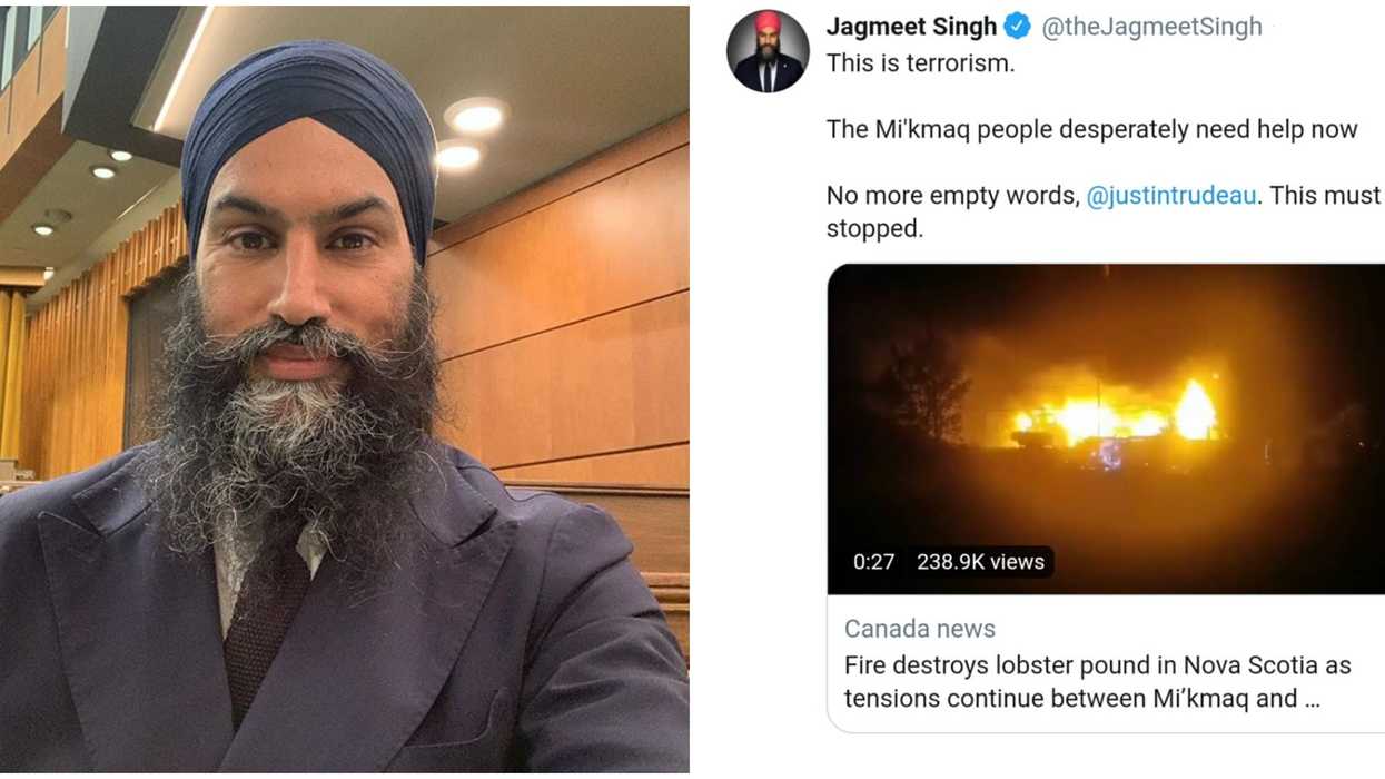 Nova Scotia Fire Called Terrorism By Jagmeet Singh On Twitter