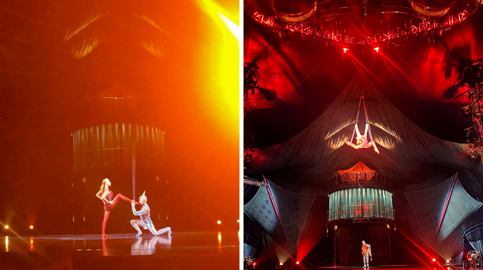 Num\u00e9ro du spectacle Kooza.