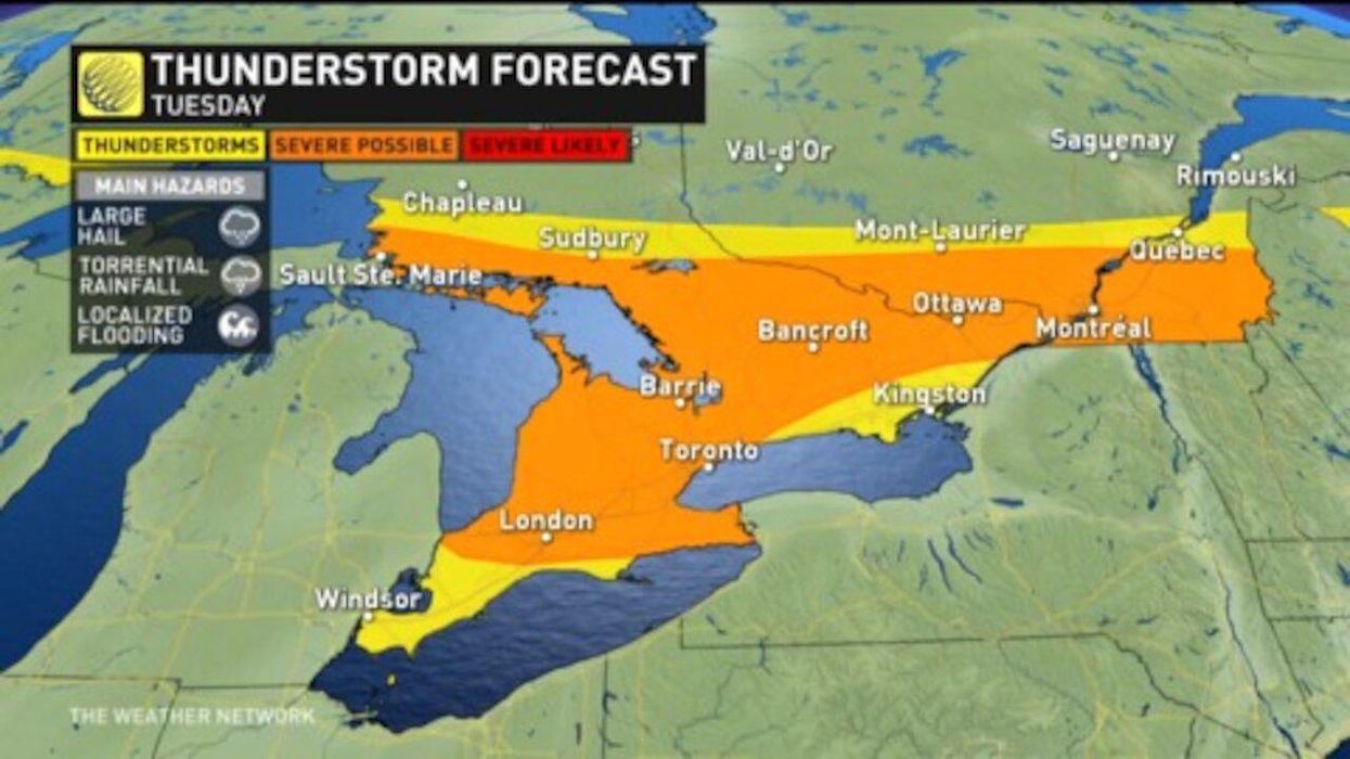 An Intense Storm Is About To Make Toronto's Weather Go From 0 To 100 Real Quick