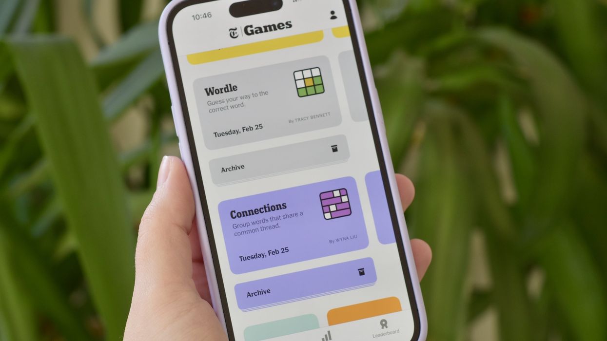 NYT Games app.
