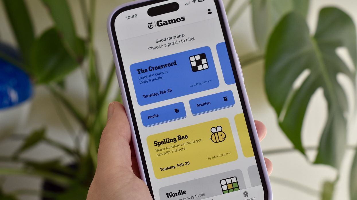 NYT Games app.