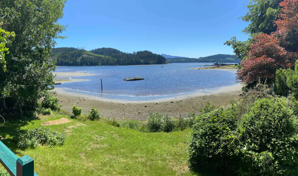 Ocean views from the cottage.