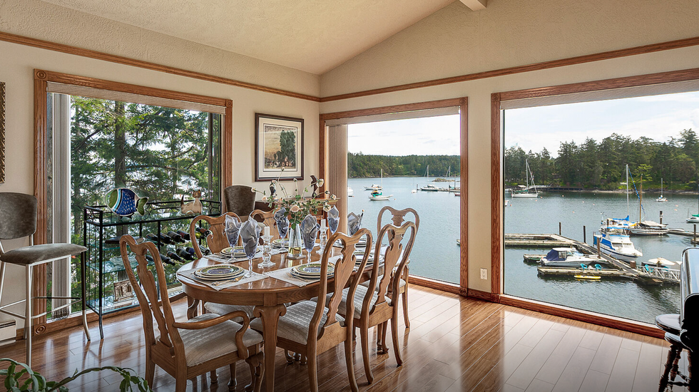 Ocean views from the dining room.