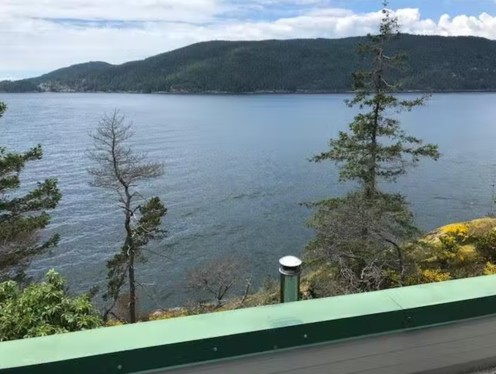 Ocean views from the home.