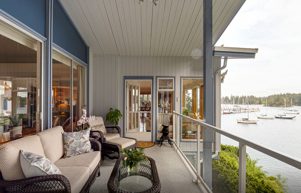 Ocean views from the patio.