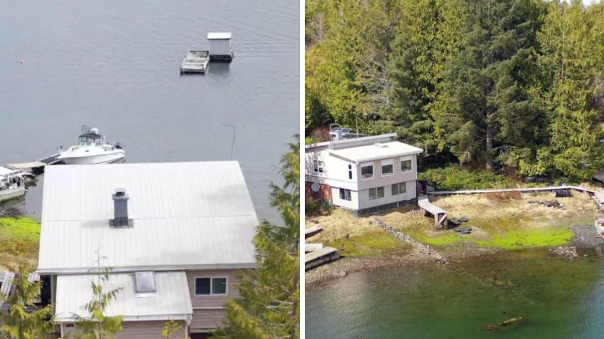 Oceanfront home. Right: Oceanfront home.