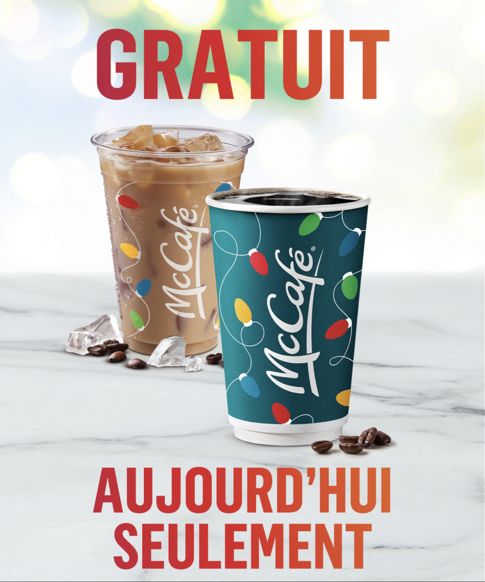 Offre caf\u00e9 gratuit.