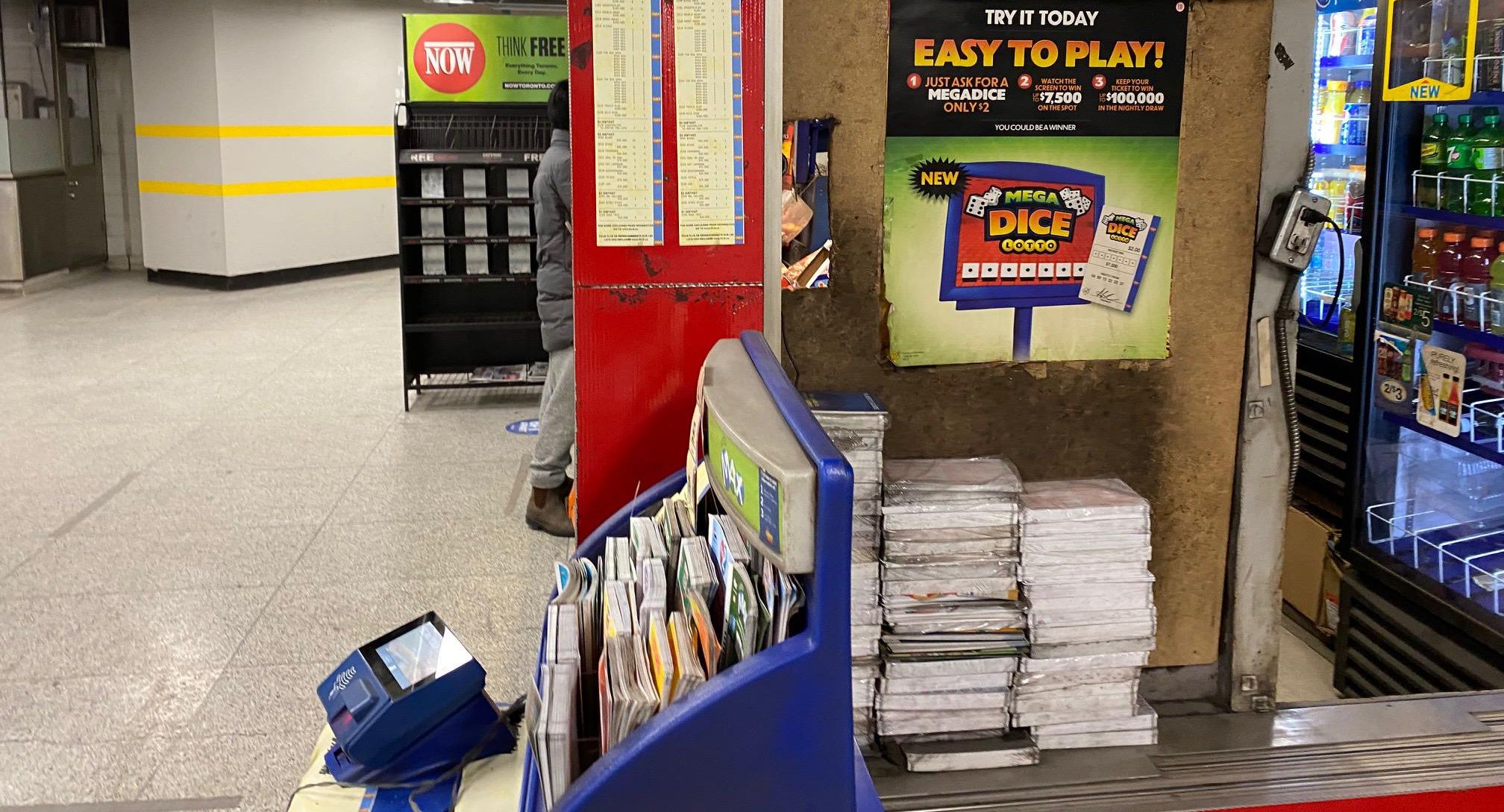 OLG ticket booth.