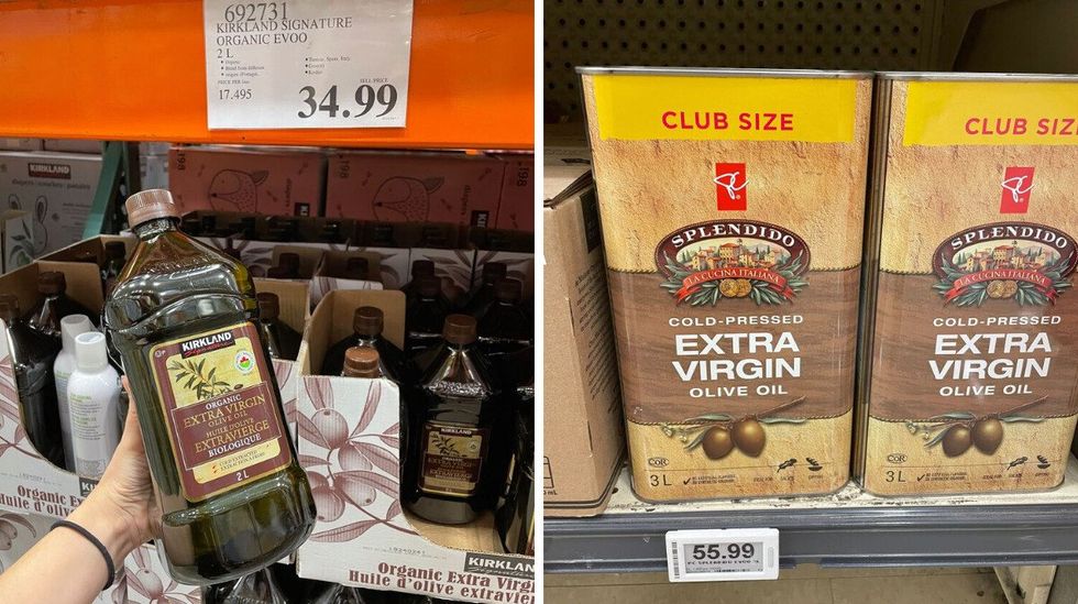 olive oil at costco and lobaws
