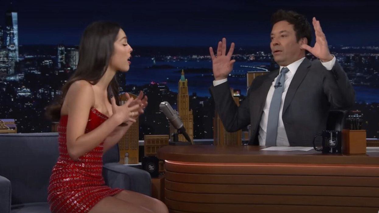 Olivia Rodrigo on The Tonight Show Starring Jimmy Fallon.