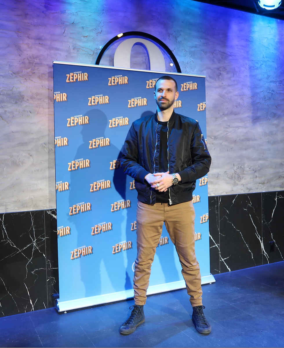 Olivier Martineau au premier one-man show de Richardson Z\u00e9phir.