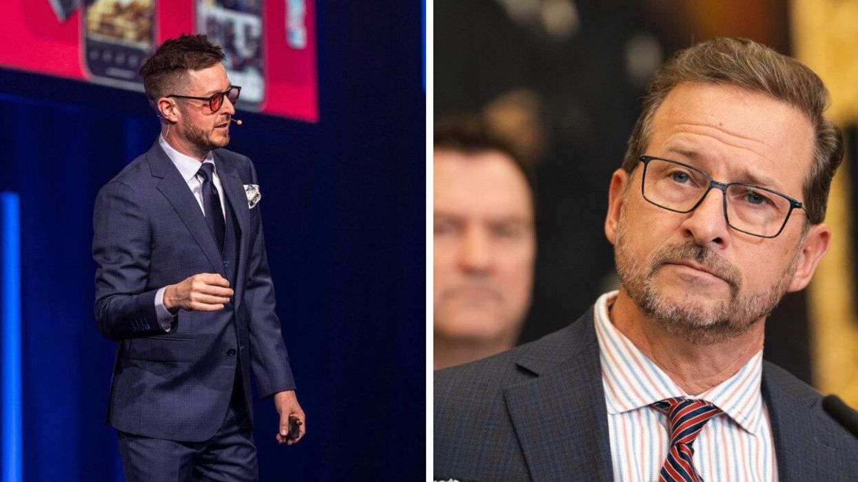 Olivier Primeau. Droite : Yves-François Blanchet.