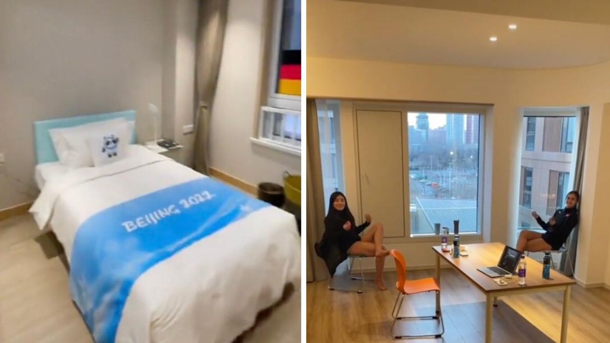 Olympians Are Showing Off Their Beds In The Athletes’ Village & They’re Def Not Cardboard