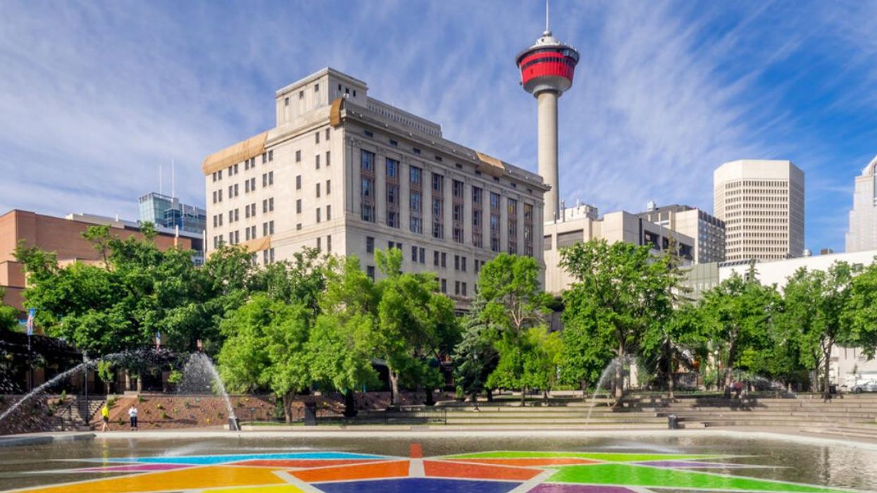 Olympic Plaza in Calgary.