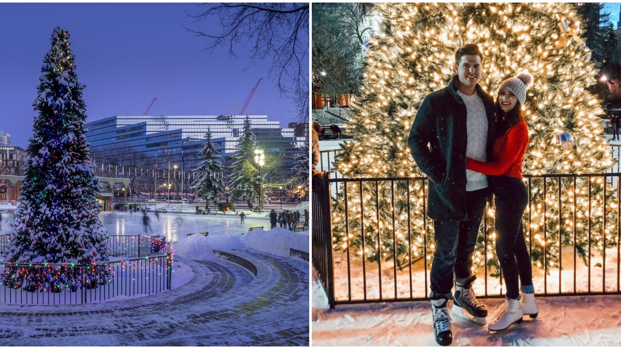 Olympic Plaza Is Calgary Has Its Own Version Of Rockefeller Center In The Winter