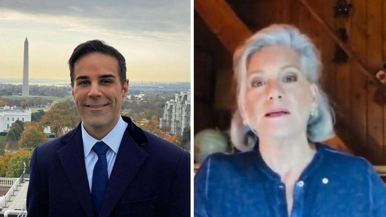 Omar Sachedina in Washington, D.C. Right: Lisa LaFlamme.