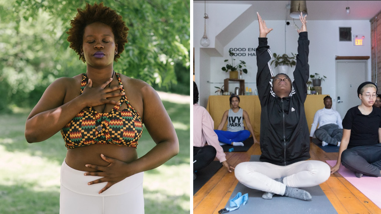 One of Msosa's wellness programs in-session at Hill Studio in Toronto.