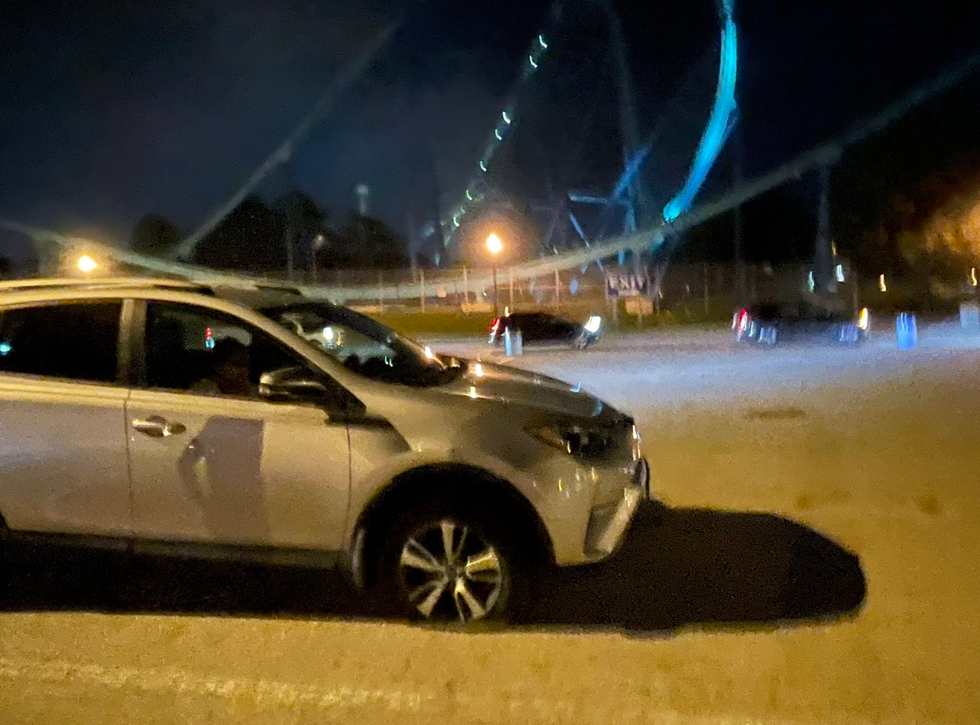 One of the vehicles reportedly affected by the incident.