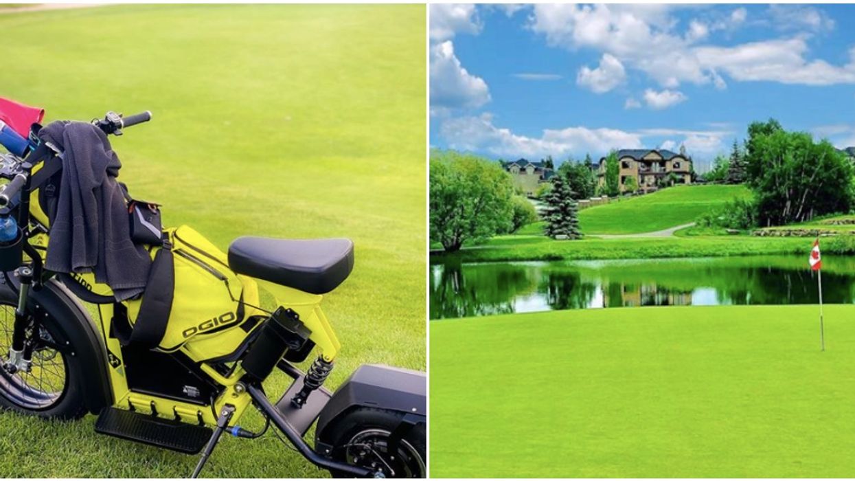 One-Person Golf Carts Are A Thing And They Are Now At A Course In Alberta