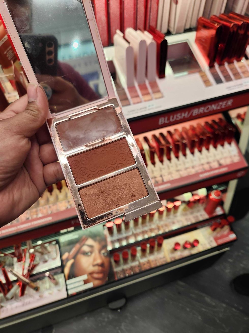 ONE/SIZE by Patrick Starrr Cheek Clapper 3D Blush Trio Palette.