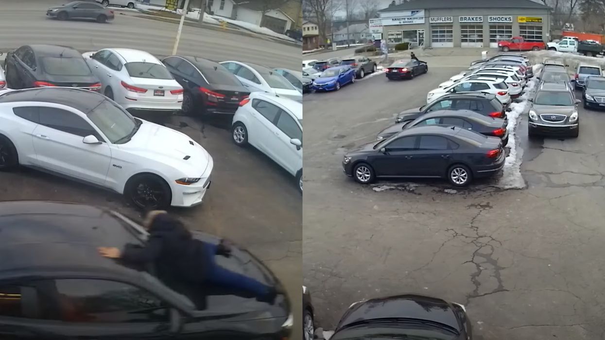Ontario Car Thief Reportedly Speeds Away With Man Dangling From The Hood