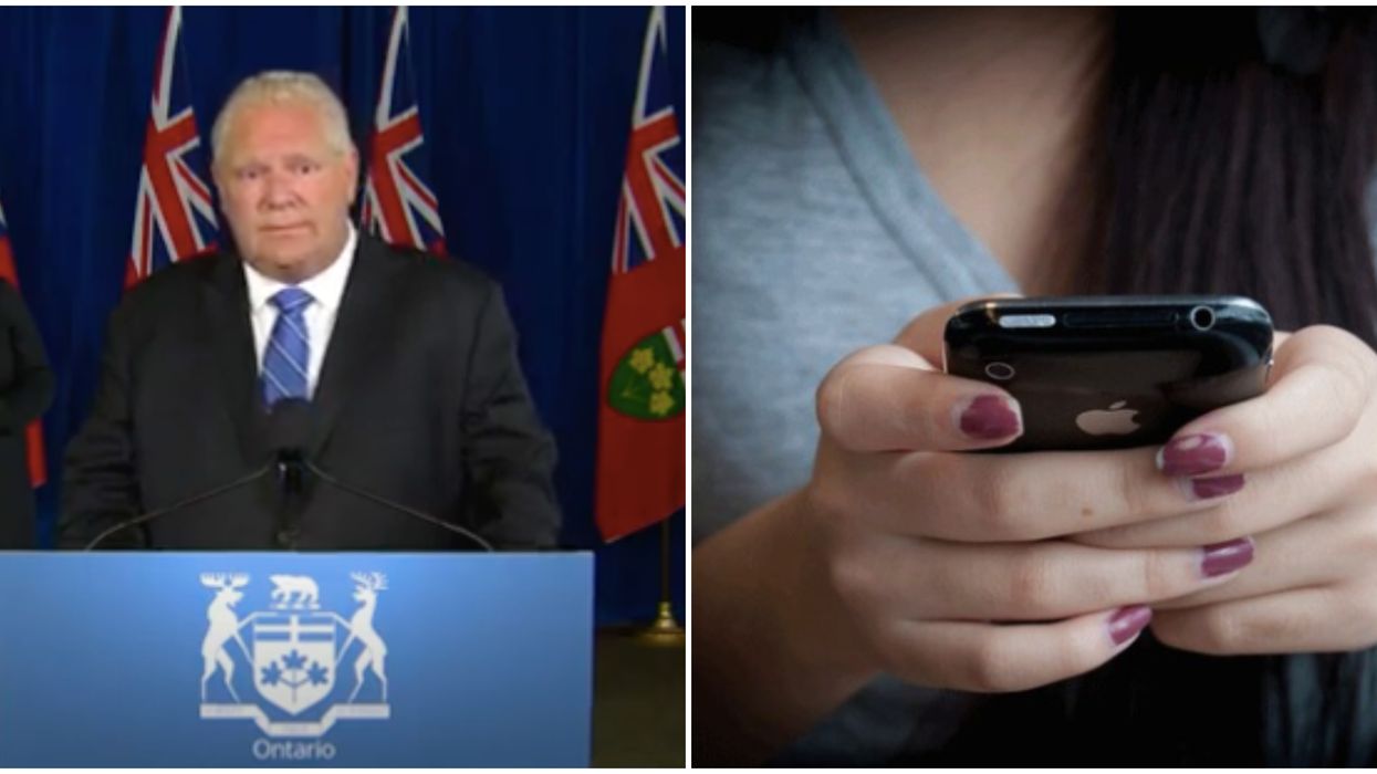 Ontario Cellphone Ban May Be Lifted So Students Can Use COVID-19 App, Hints Ford