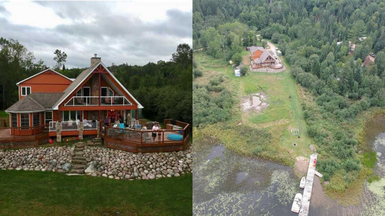 Ontario Cottage For Sale Has So Much Land & Is Right On The Lake