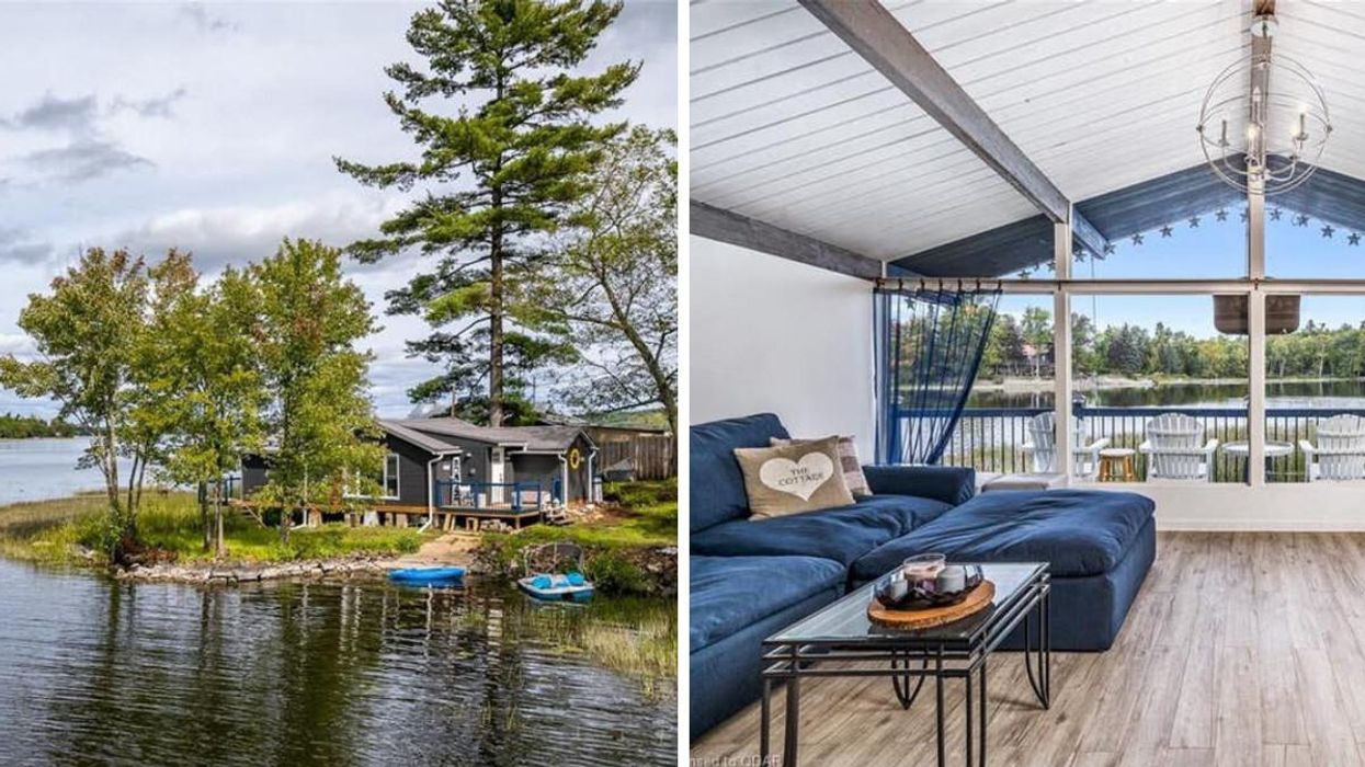 Ontario Cottage For Sale Is Under $350K & Sits On A Small Island With Breathtaking Views