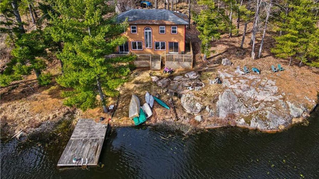 Ontario Cottage For Sale Under $700K Is Steps From A Shimmering Lake