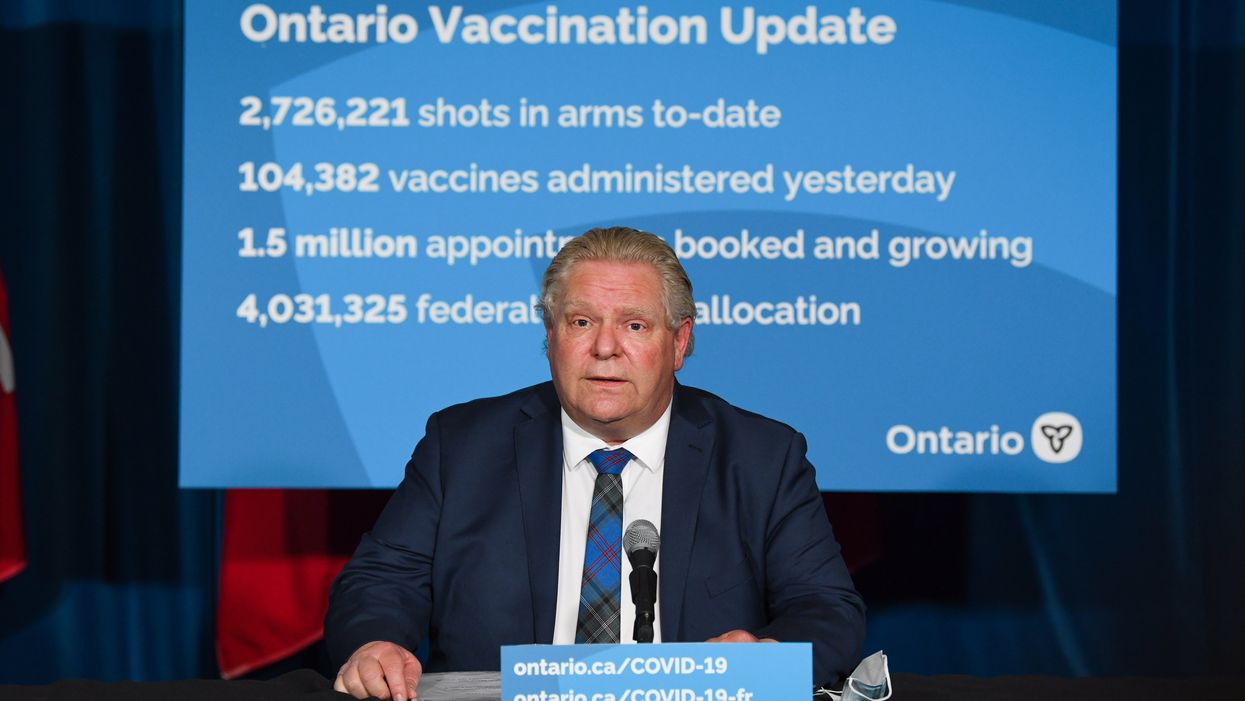 Ontario Doctors Pushing Back Against Ford's New COVID-19 Restrictions