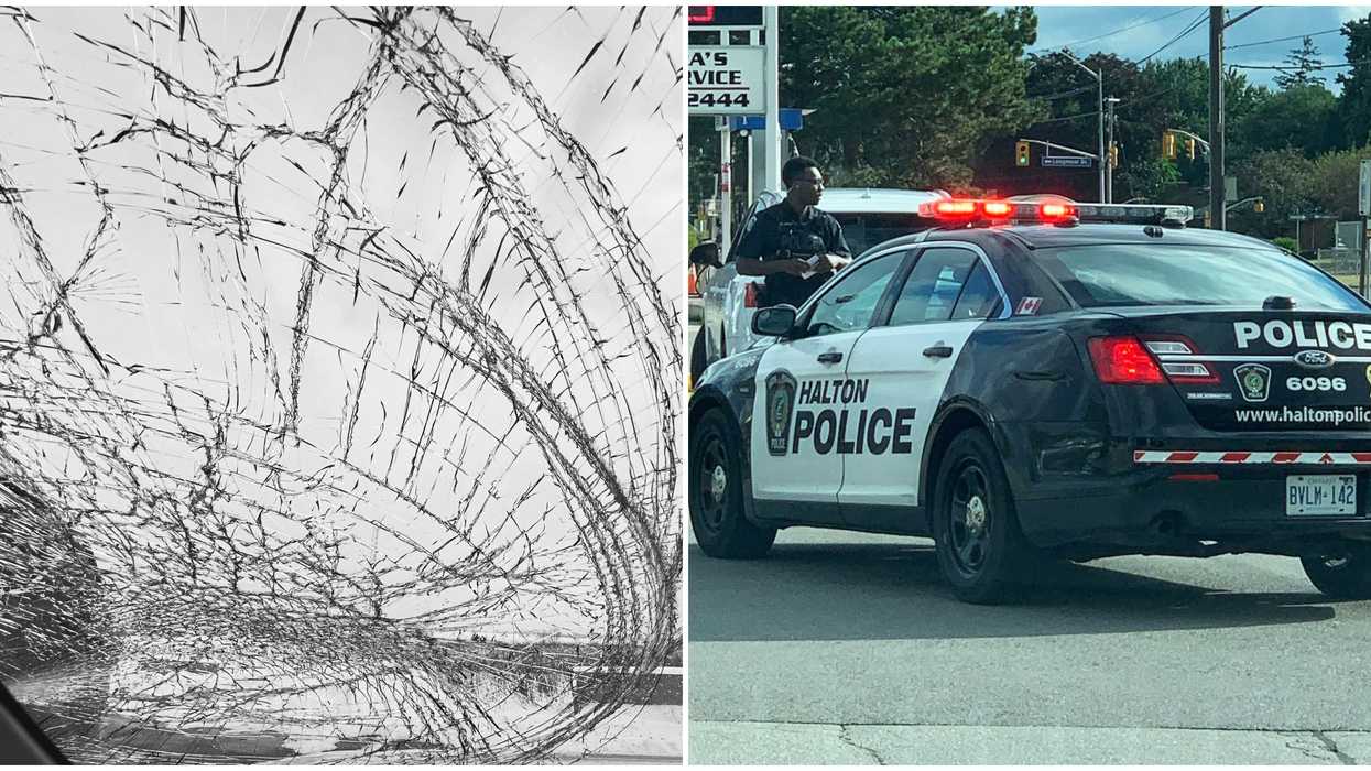 Ontario Drivers Are Warned To Clear Snow Off Cars After Ice Slams Through Windshield