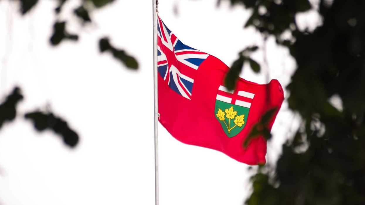 Ontario flag.