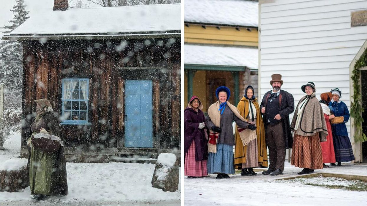 Ontario Has A New Heritage Holiday Drive-Thru That Will Take You Back In Time
