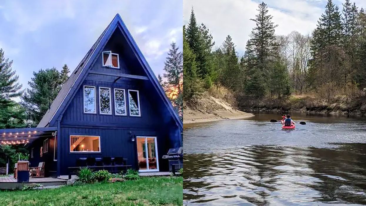 Ontario Home For Sale Is Under $600K & Has A Backyard River You Can Kayak