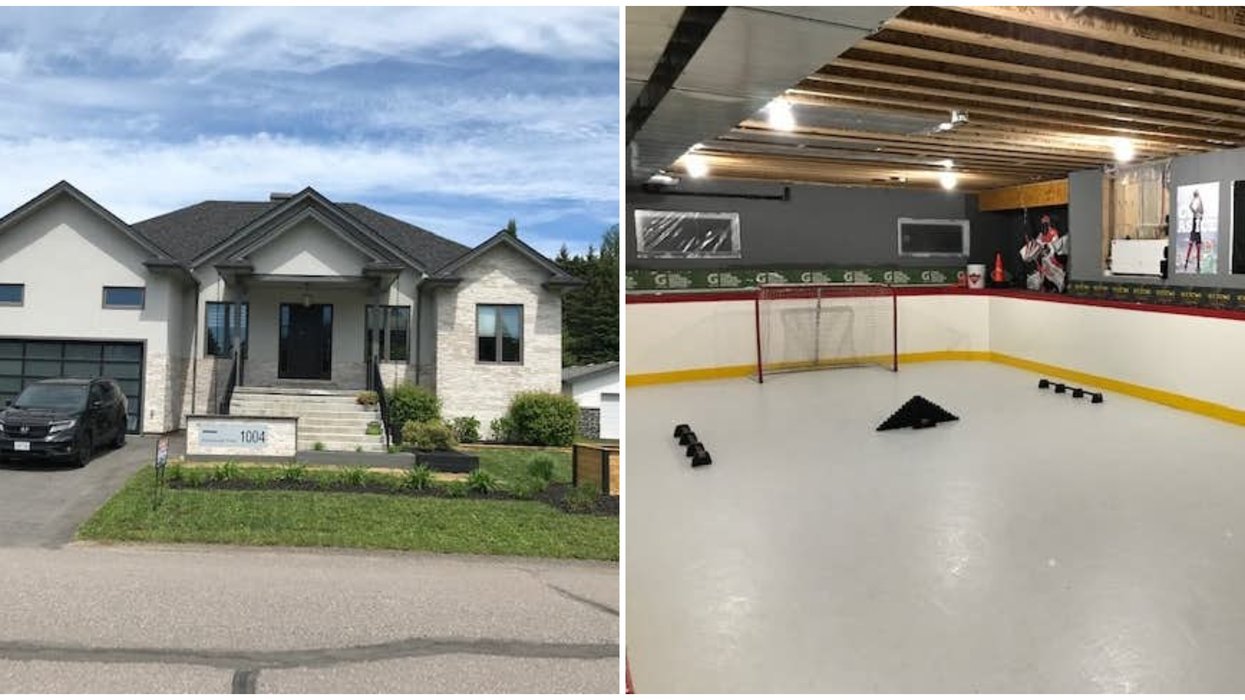 This Cheap Ontario Home Has A Hidden Hockey Rink So You Can Live Out ...