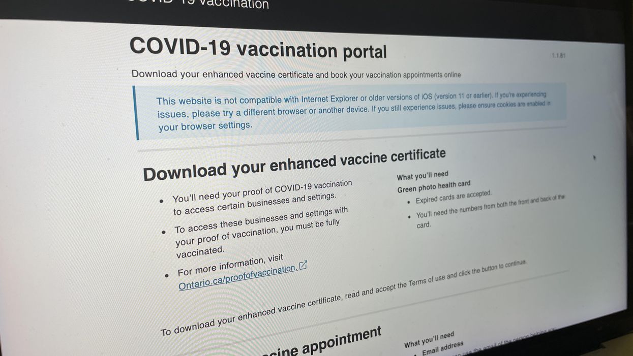 Ontario Investigates What's Up With Its COVID-19 Vax Portal After Reports Of Scam Texts