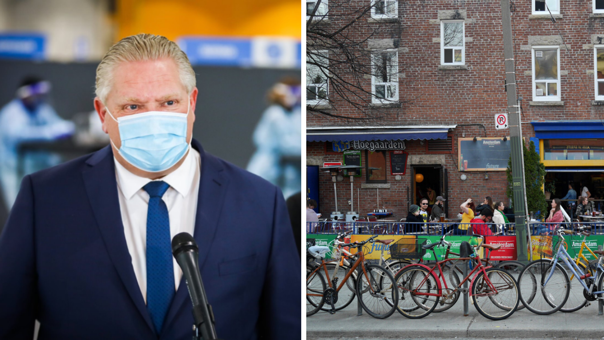 Ontario Is Banning Indoor Dining, Shutting Down Gyms & More This Week