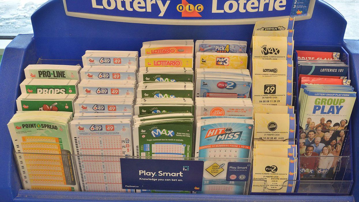 Ontario lottery tickets.
