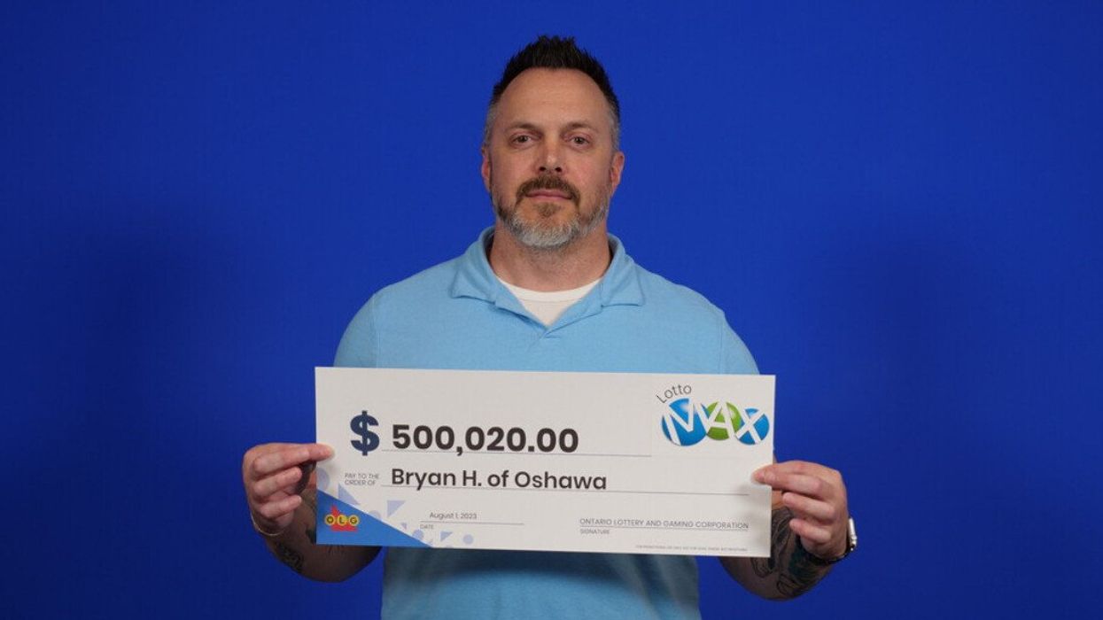 Ontario lottery winner, Bryan Hogan.