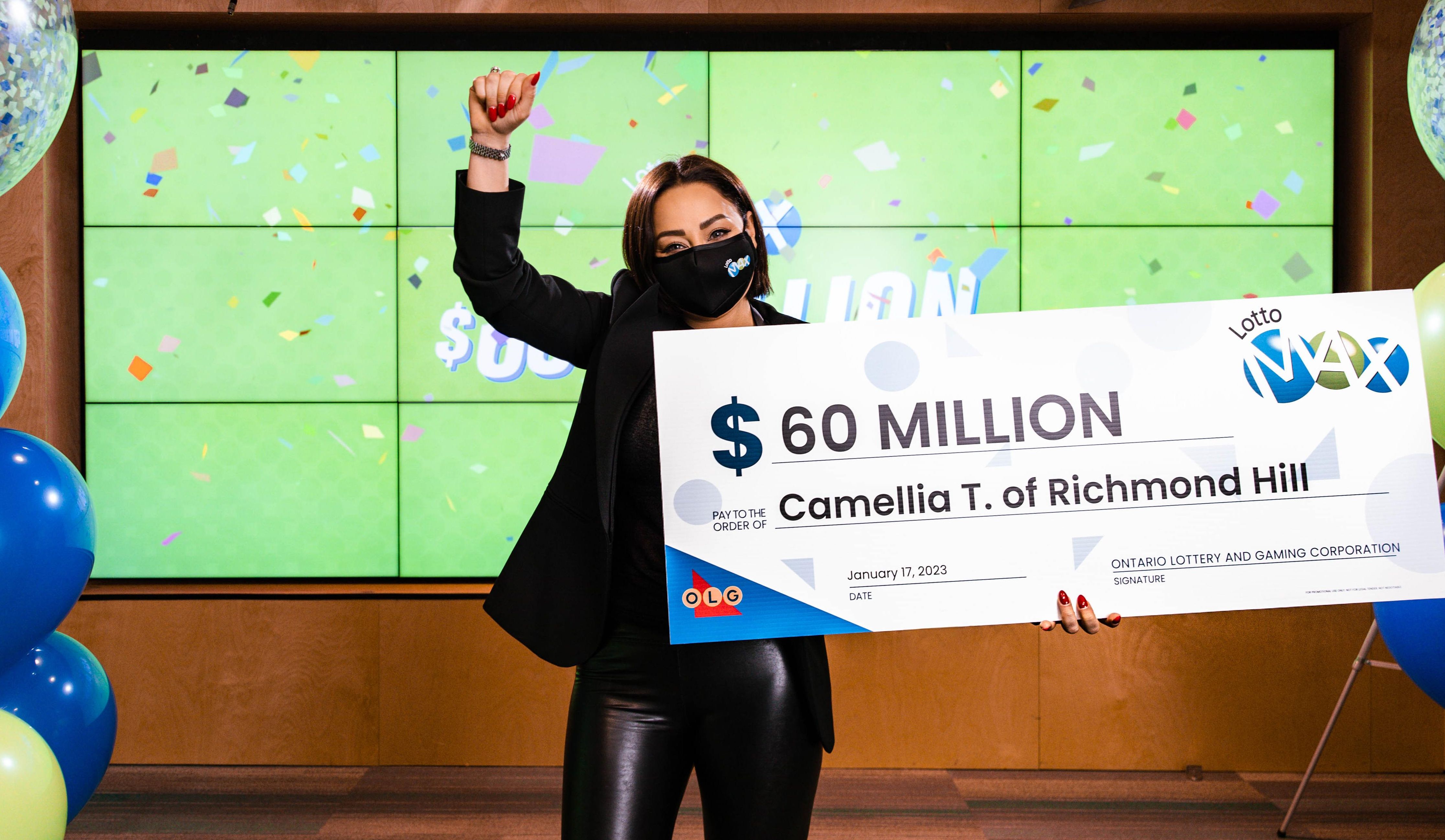 Ontario lottery winner, Camellia Kazemi Talachi.