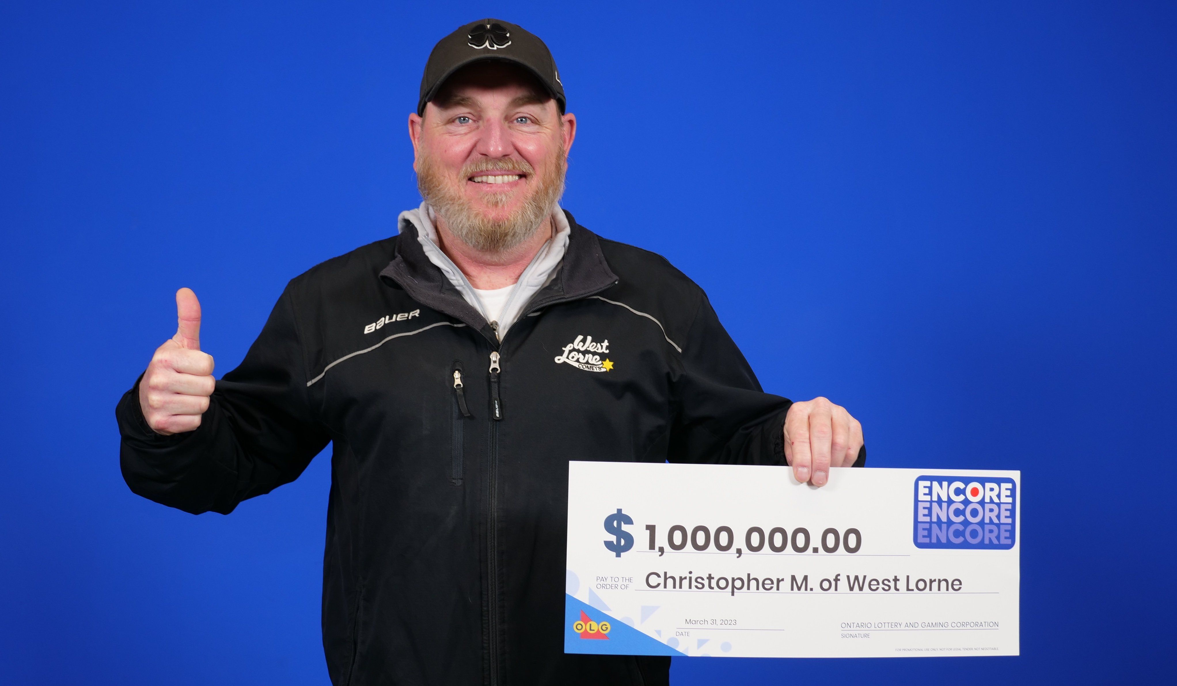 Ontario lottery winner, Christopher Mosher