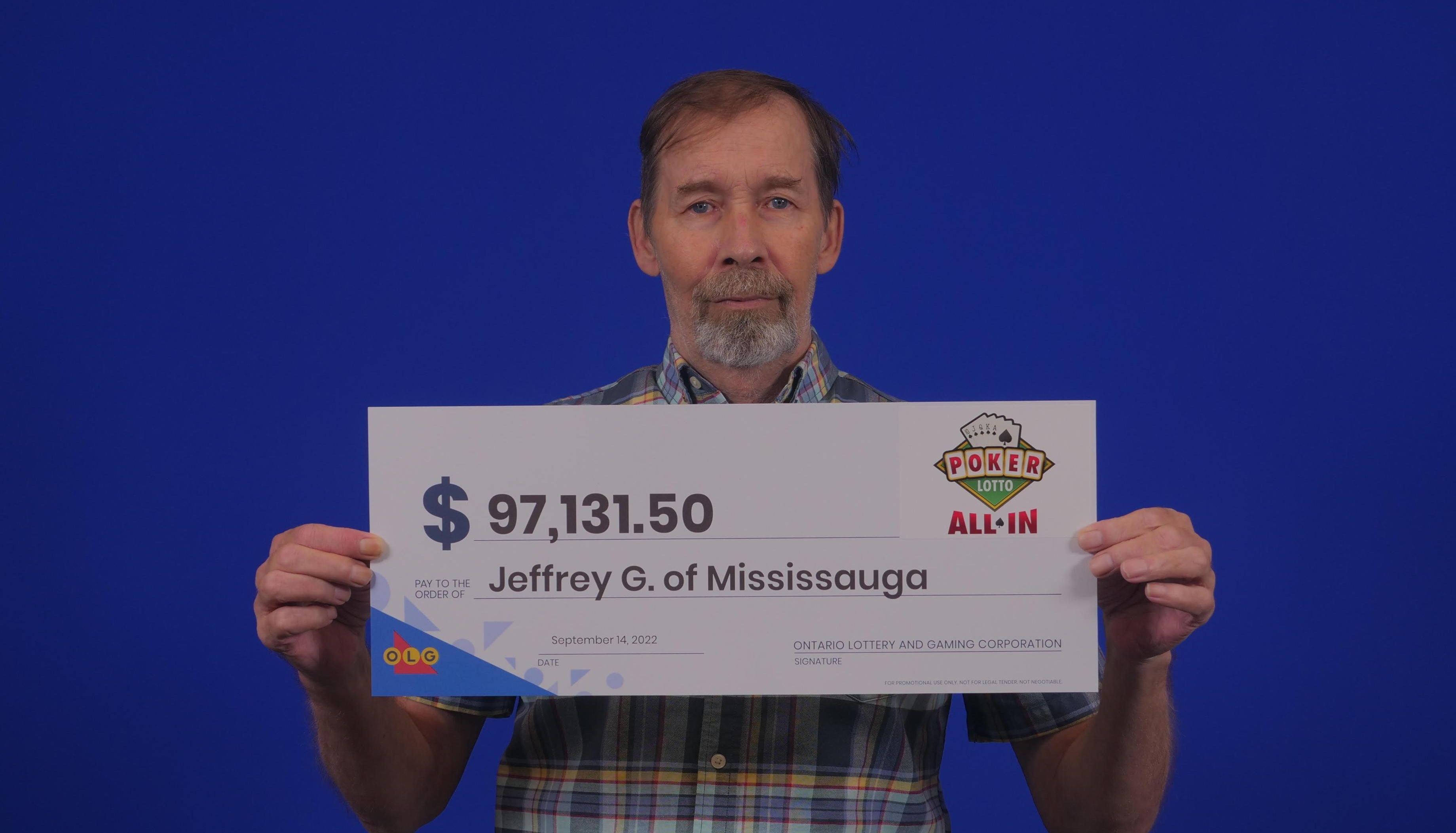 Ontario lottery winner Jefferery Gurczenski